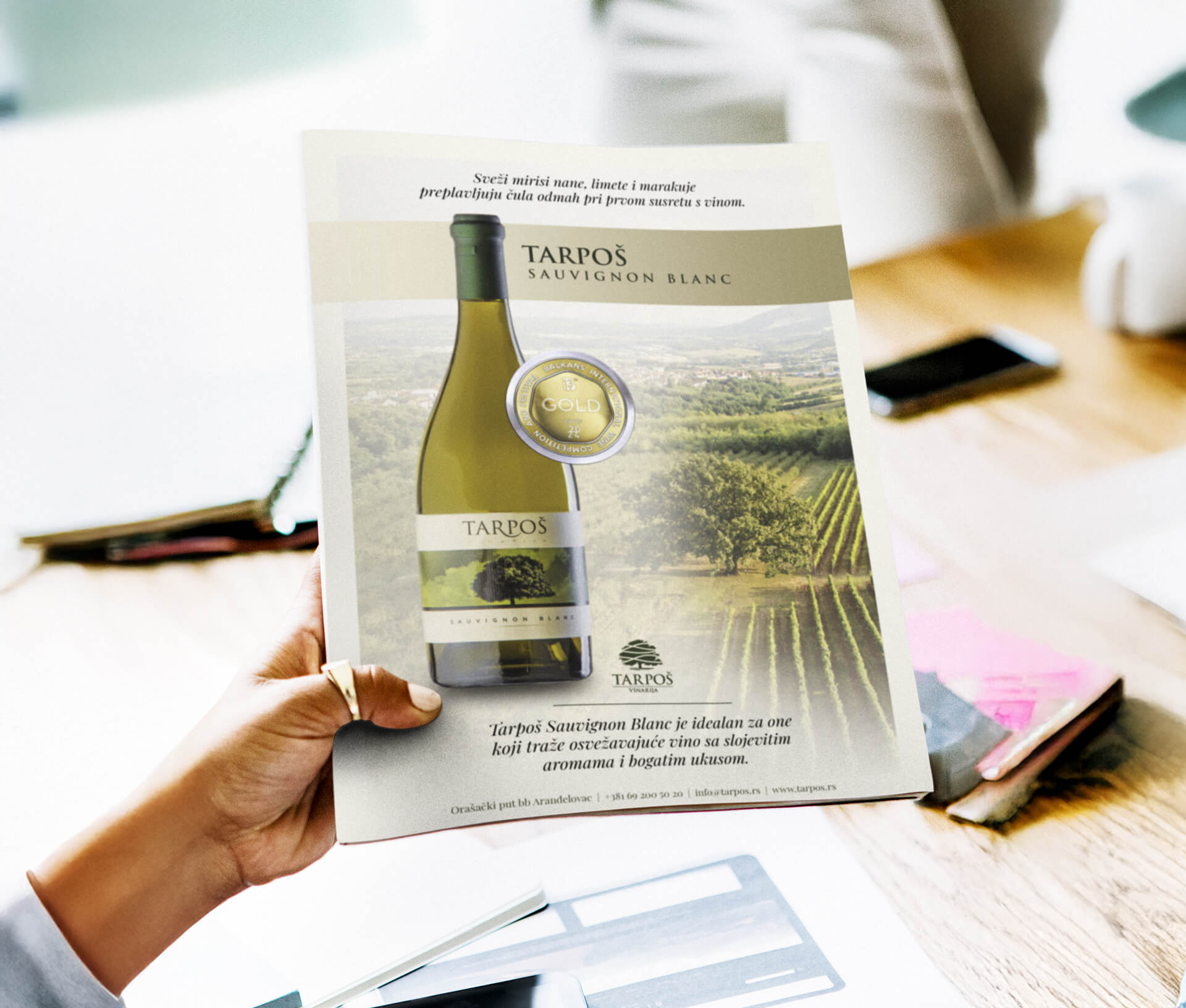 Oglasna rešenja: Vinarija Tarpoš